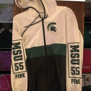Michigan State Spartan rain jacket XS/S